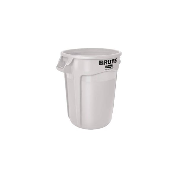 Rubbermaid Commercial Rubbermaid Brute 1779740 Trash Container w/Venting Channels, 44 Gallon - White 1779740 - main